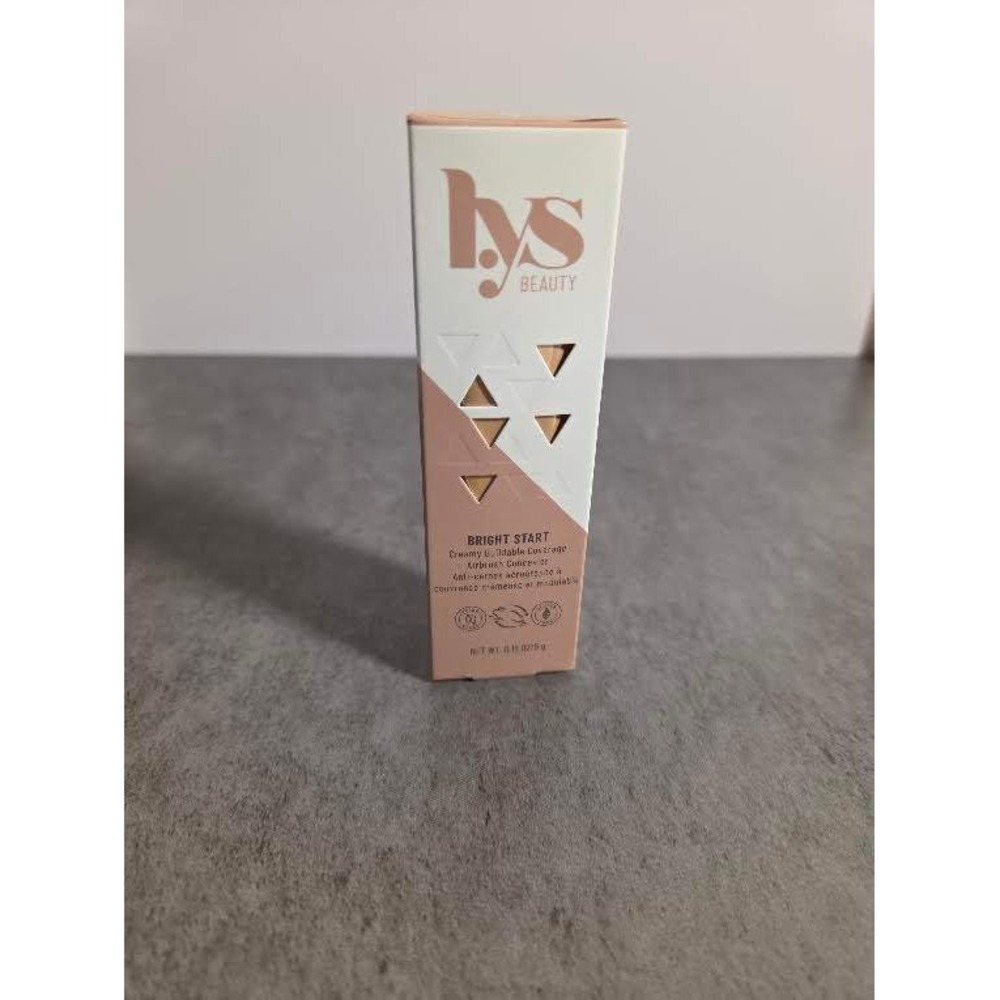 LYS Beauty Bright Start Creamy Airbrush Concealer MN5 Almond Clean Beauty 0.27oz